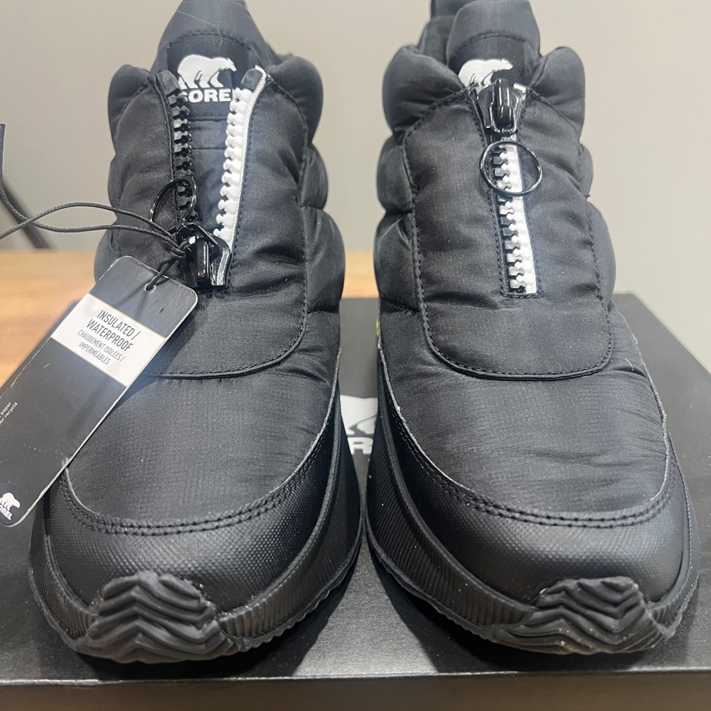 Sorel Black Quilted Winter Boots